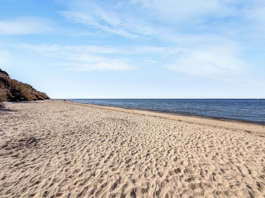 Herrlicher Strand von Nonnevitz Reihenendhaus Dranske