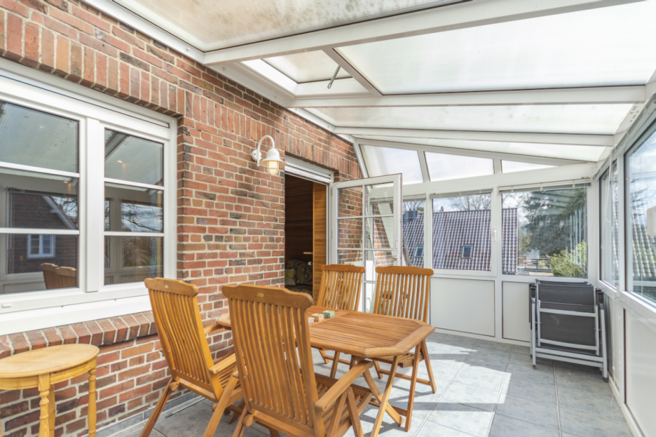 Wintergarten im OG mit Heizung & Belüftung Einfamilienhaus Großhansdorf