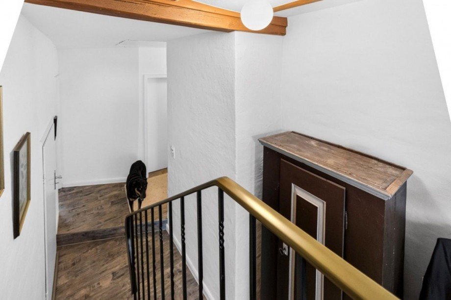 Gästeflur mit Zugang zum Schlafzimmer Landhaus Wrestedt