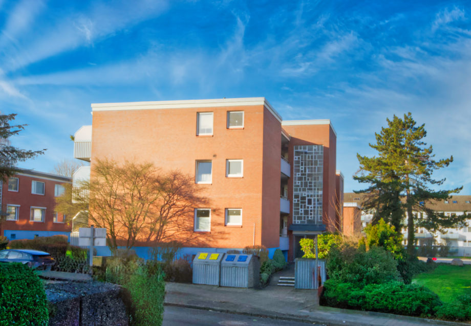 Eingangsansicht des Hauses Etagenwohnung Seevetal