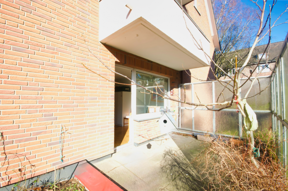 Gemütliche Terrasse nach Süden Erdgeschosswohnung Hamburg