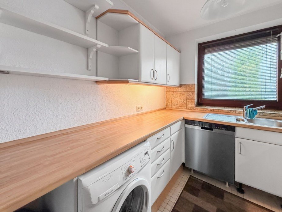 Praktische Küche Penthousewohnung Hamburg
