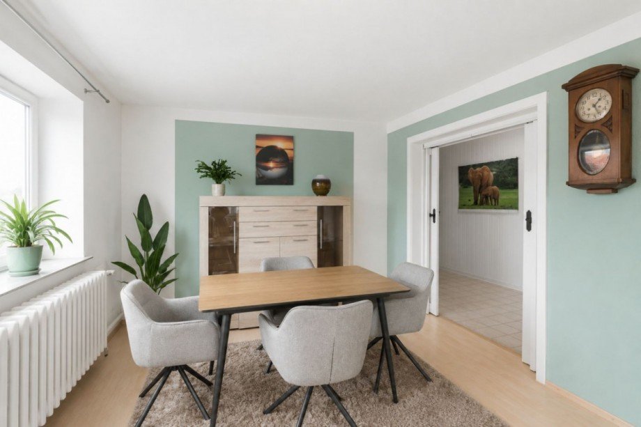 Essplatz im Wohnzimmer Einfamilienhaus Dassow