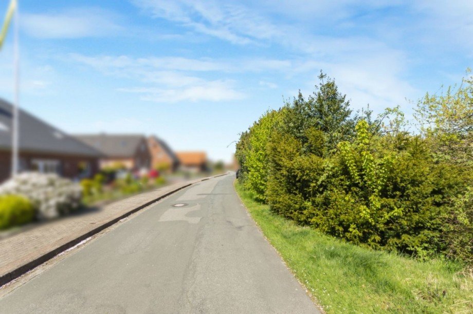 Ruhige Anwohnerstraße nach Nordwesten Einfamilienhaus Grünendeich