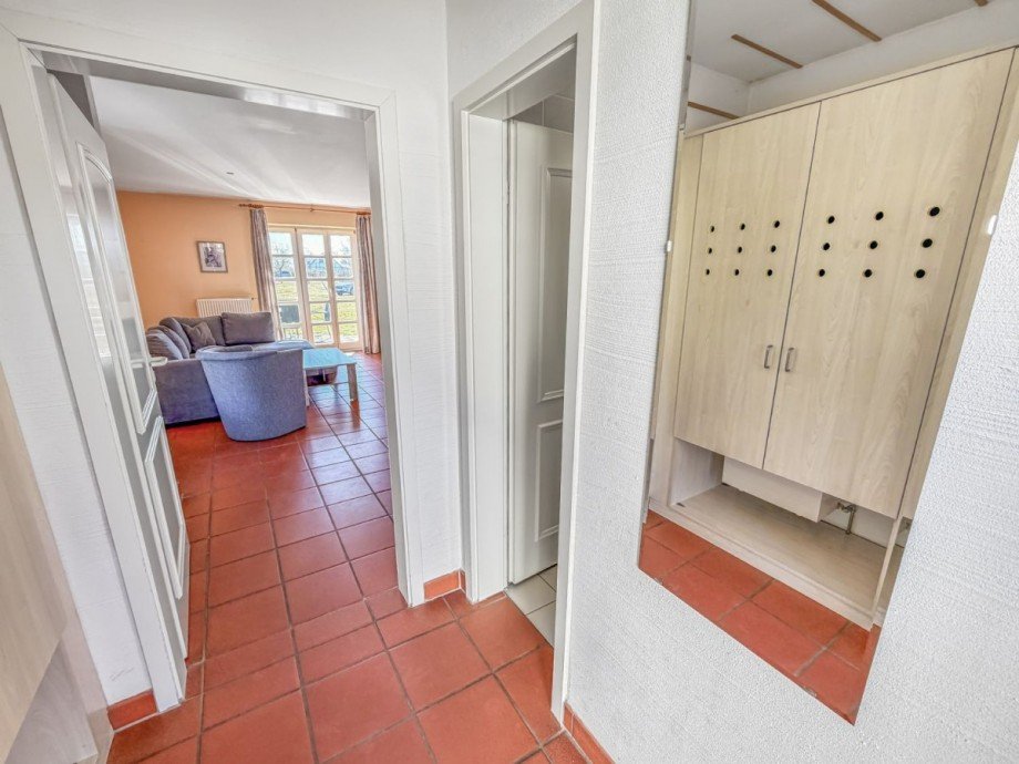 Diele mit Garderobe Reihenendhaus Dranske