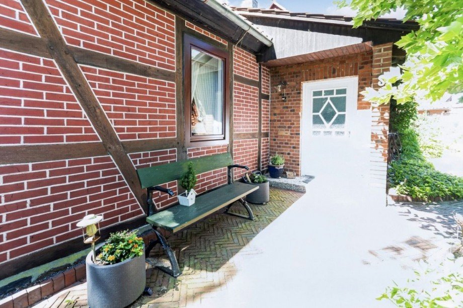 Gemütlicher Zugang zum Haus Landhaus Wrestedt