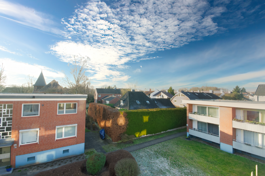 Blick vom Balkon Etagenwohnung Seevetal
