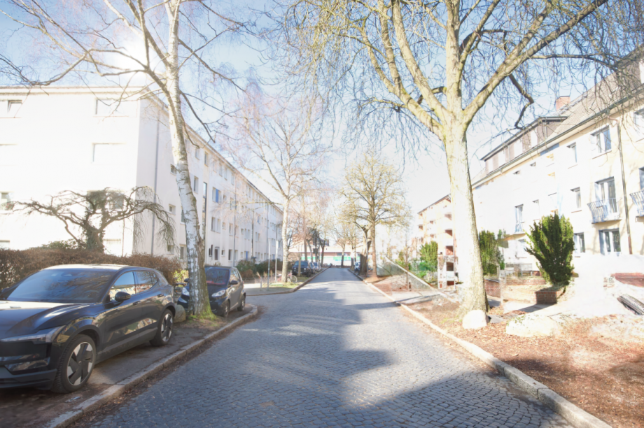 Ruhige Wohnstraße in Richtung Norden Erdgeschosswohnung Hamburg