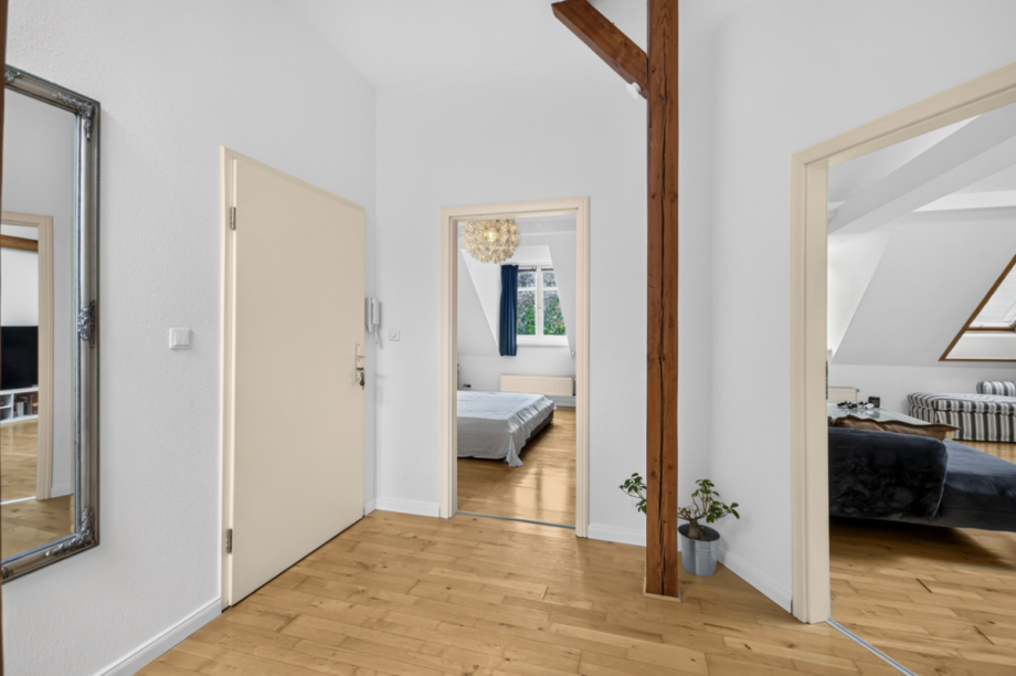 Wohnungseingang mit Diele Penthousewohnung Hamburg
