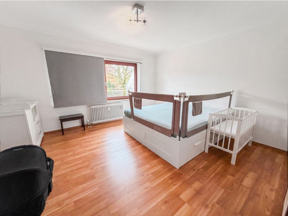 Großes Schlafzimmer Penthousewohnung Hamburg