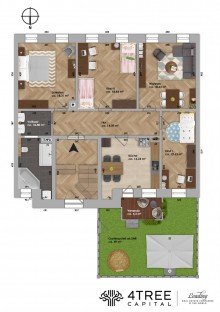 Grundriss der Wohnung RENDITESTARKE KAPITALANLAGE MIT GARTEN - IM REPRÄSENTATIVEN, BEREITS SANIERTEN ALTBAU IN EUTRITZSCH
