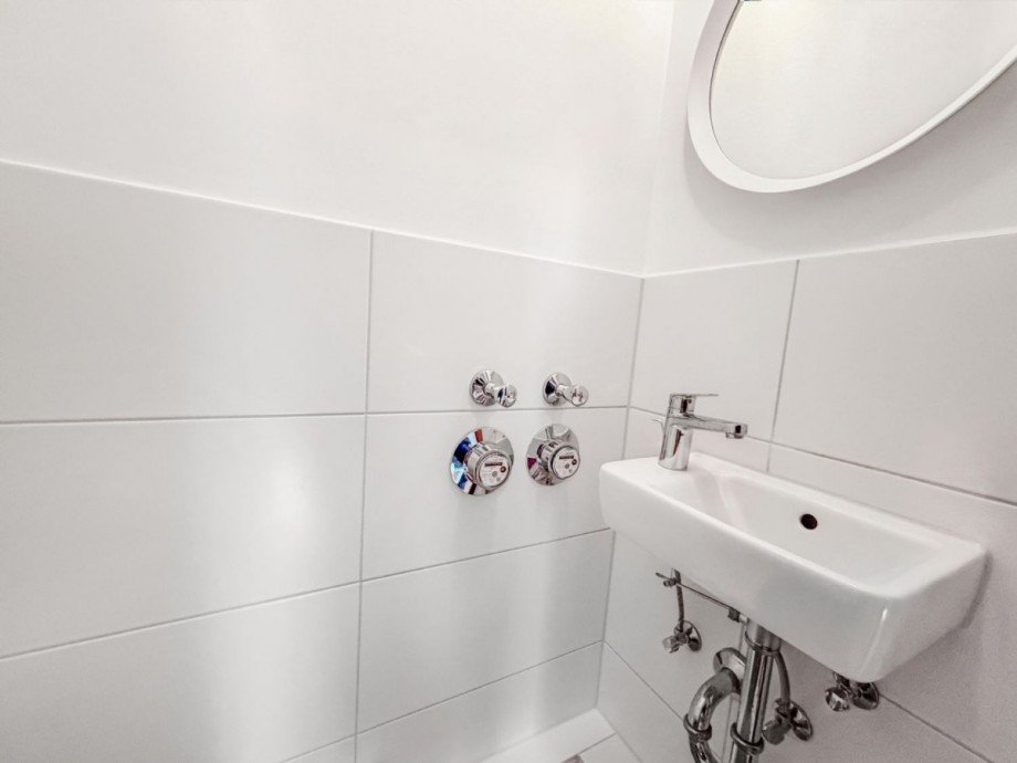 Renoviertes Gäste-WC Penthousewohnung Hamburg