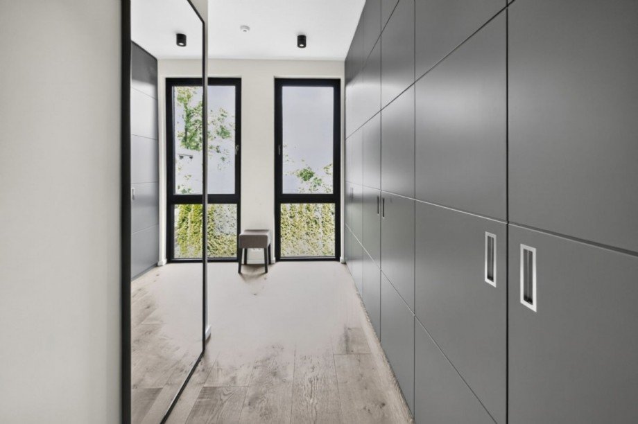 Garderobe mit Einbauschränken Villa Großhansdorf