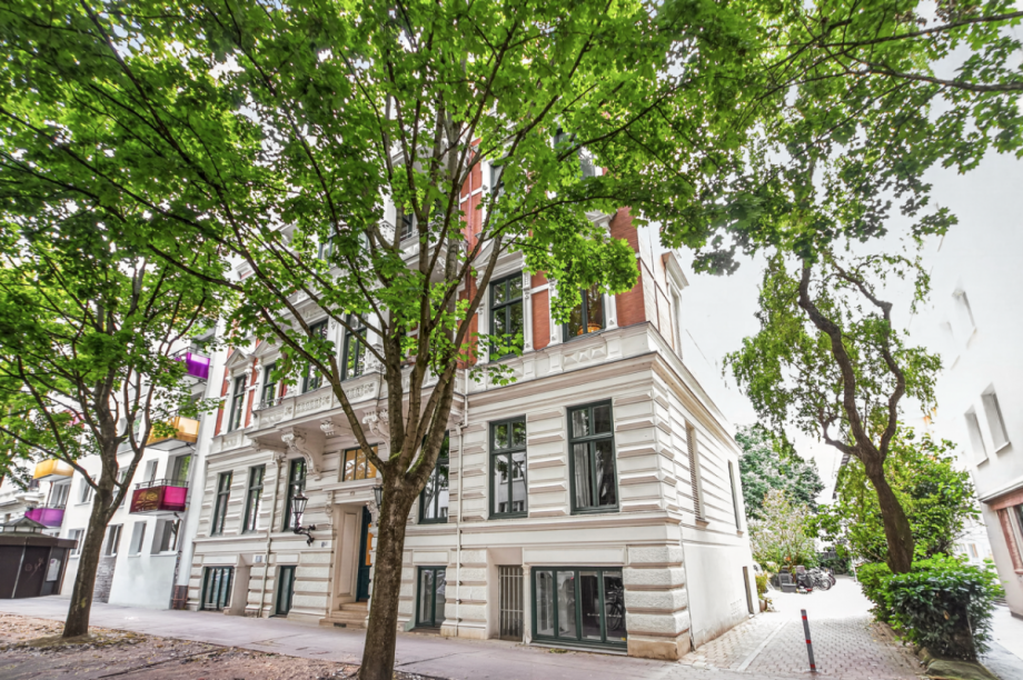 Hochherrschaftliches Wohnensemble Penthousewohnung Hamburg