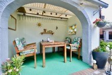 Wunderbar überdachter Freisitz im Atriumgarten VERKAUFT! STADTREFUGIUM FÜR INDIVIDUALISTEN & KREATIVE