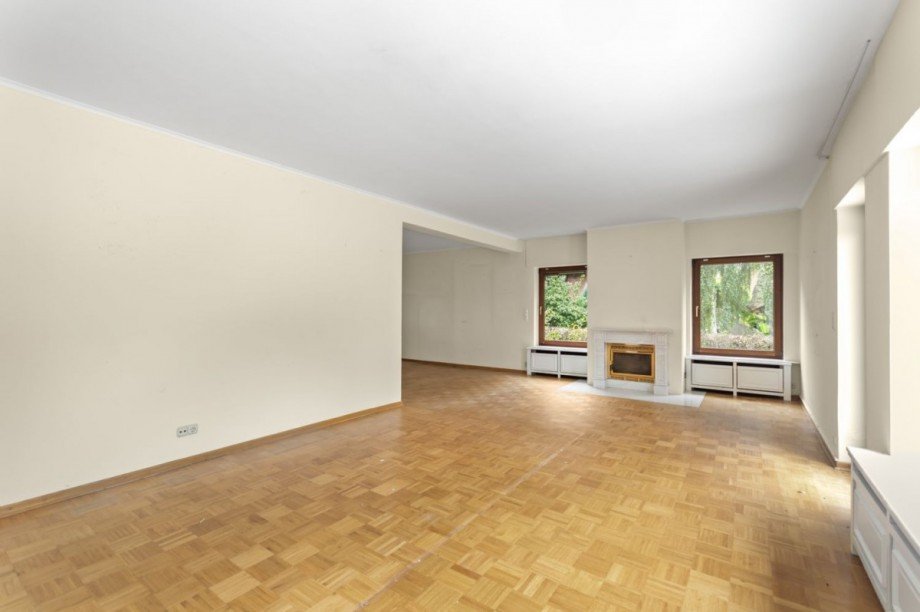 Wohnzimmer mit Appendix im EG Einfamilienhaus Großhansdorf