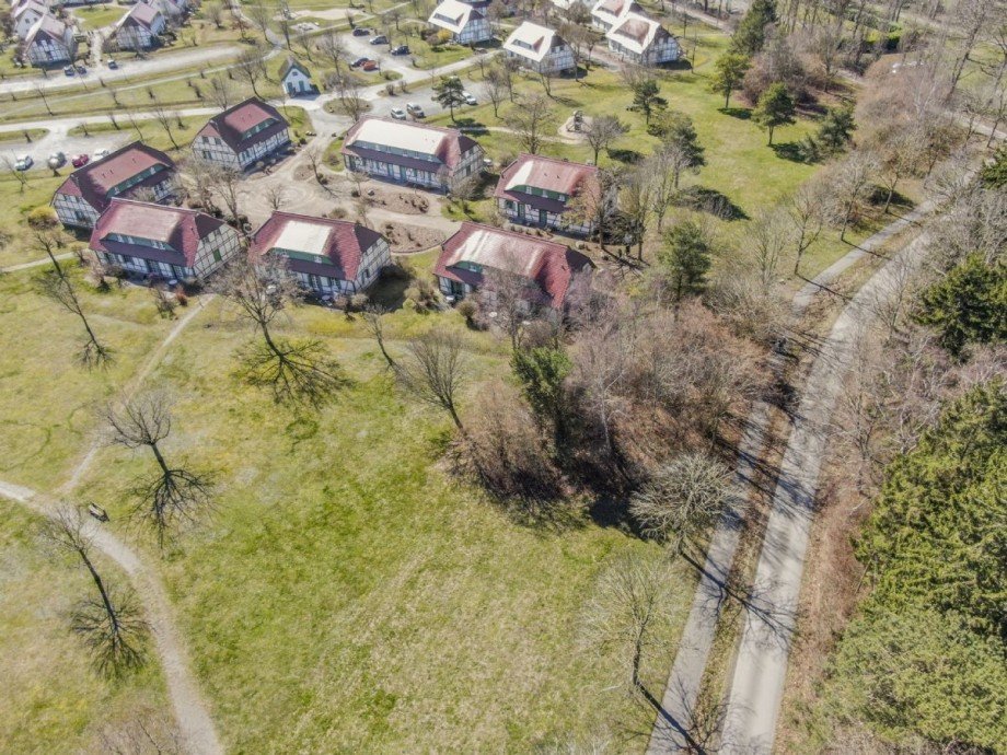 Wohnensemble Weiler C von oben Reihenendhaus Dranske