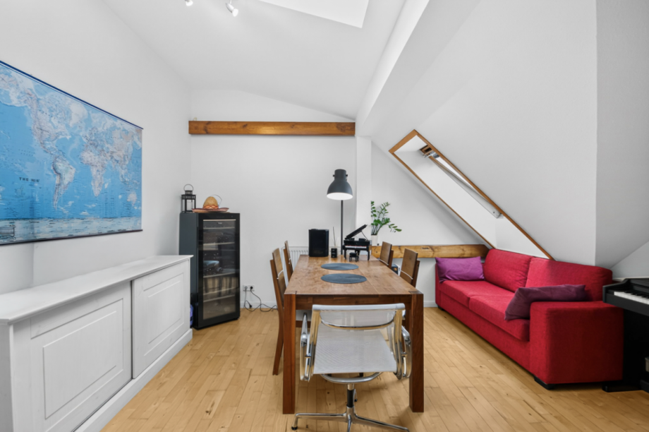Ess- oder Schlafzimmer Penthousewohnung Hamburg
