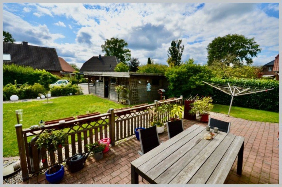 Gemütliche Terrasse zum Verweilen Einfamilienhaus Jersbek