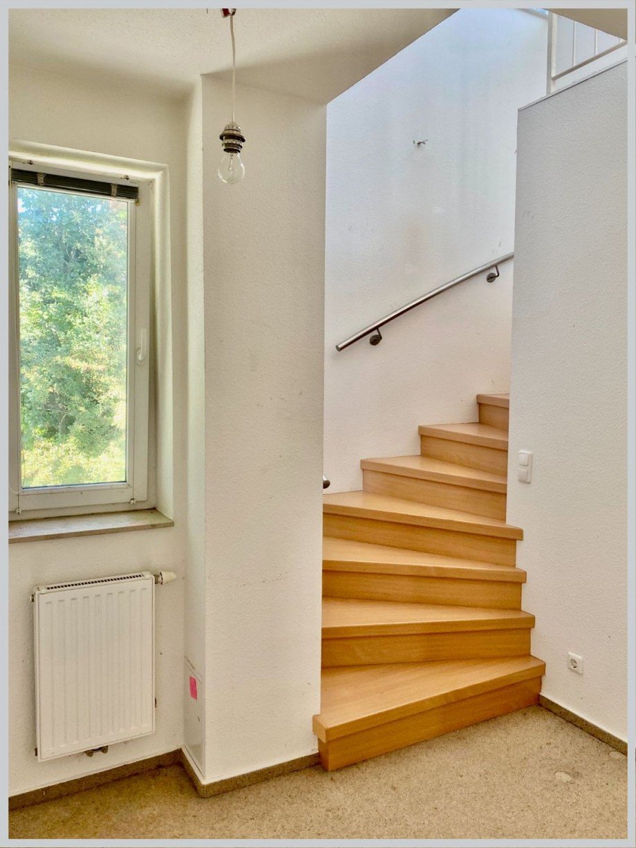 Treppenaufgang zum Staffelgeschoss Penthousewohnung Lübeck