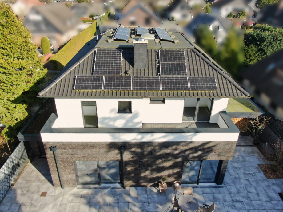 Luftaufnahme Einfamilienhaus Ammersbek