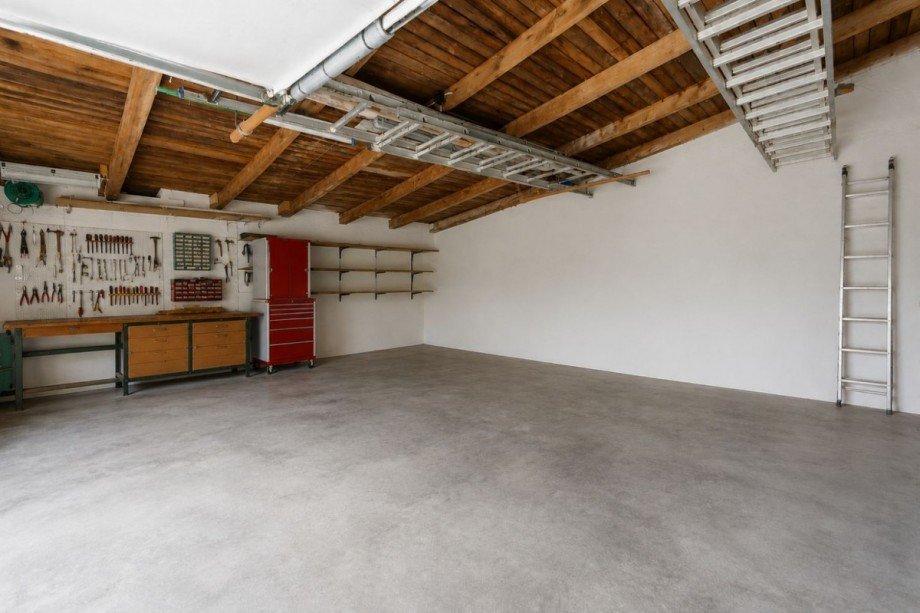 Werkstatt in der Doppelgarage Einfamilienhaus Dassow