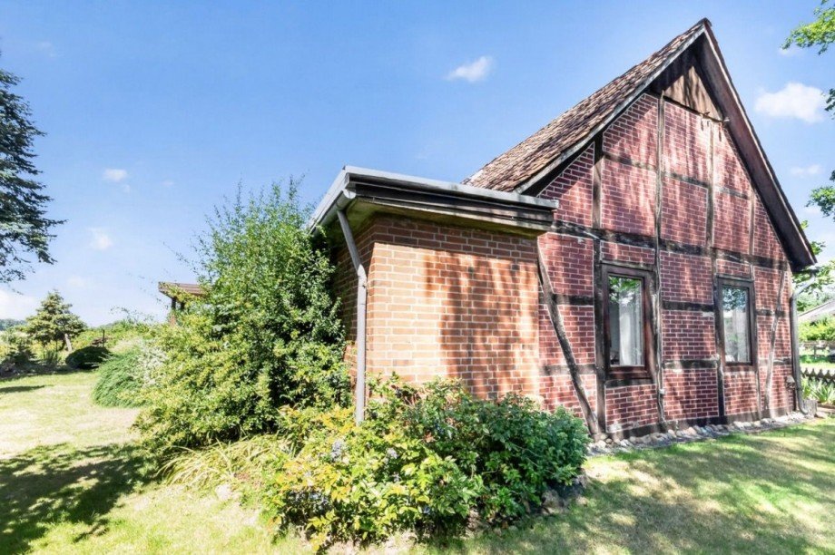 Giebelseite des Landhauses Landhaus Wrestedt