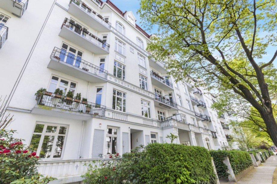 Straßenansicht des Gebäudes Etagenwohnung Hamburg