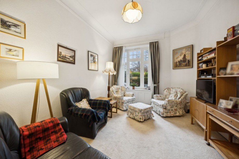 Gemütliches Wohnzimmer Erdgeschosswohnung Hamburg