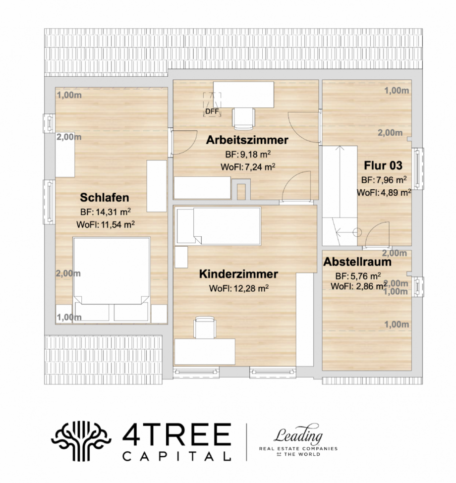 Grundriss DG Einfamilienhaus Dassow