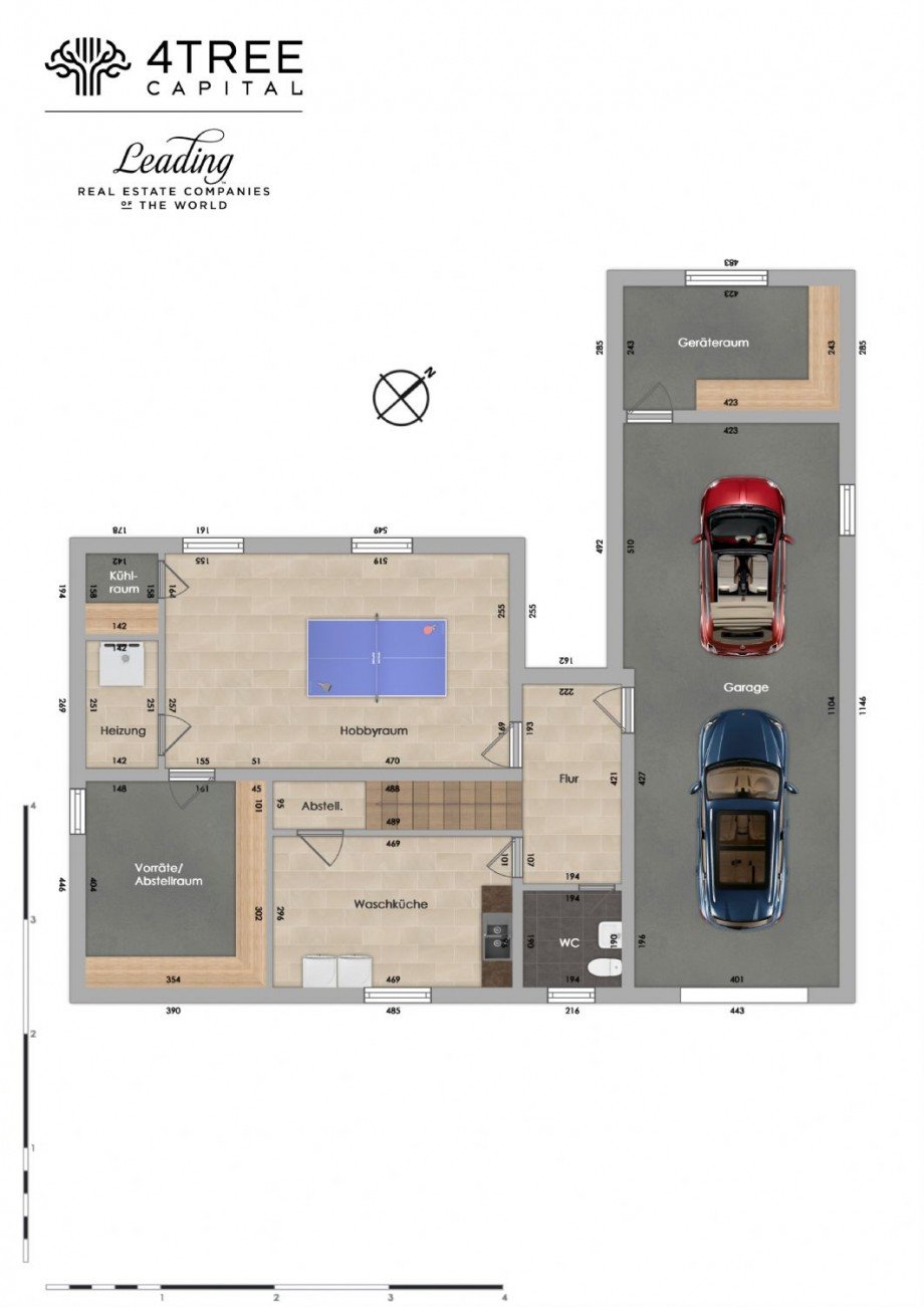 Grundriss Kellergeschoss Einfamilienhaus Großhansdorf