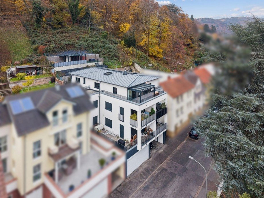 Penthouse mit Freisitz am Hang und Neckarblick Penthousewohnung Heidelberg