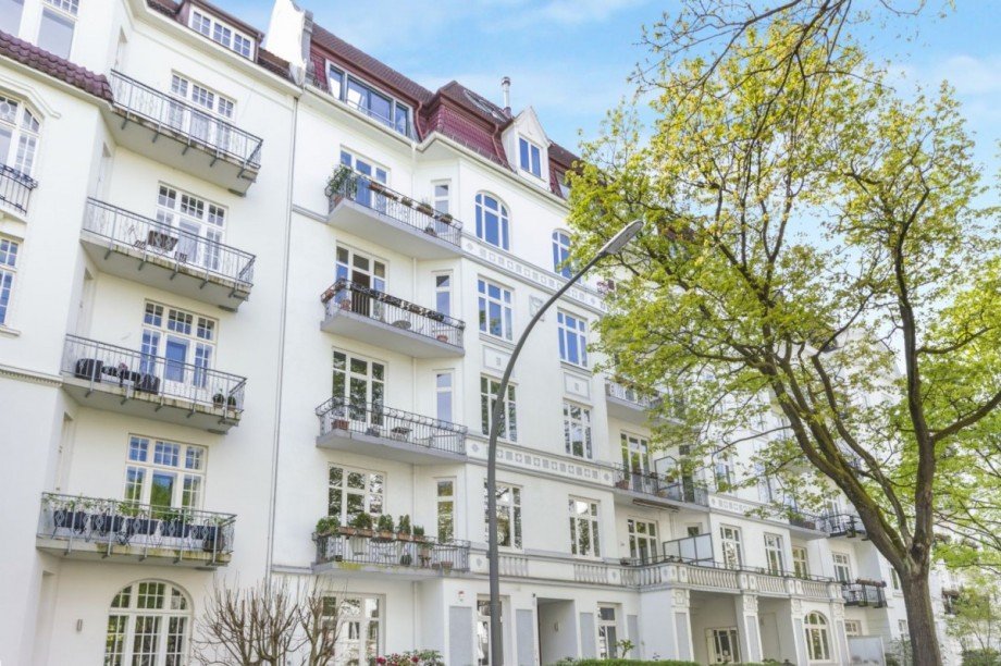 Straßenansicht des Gebäudes Etagenwohnung Hamburg