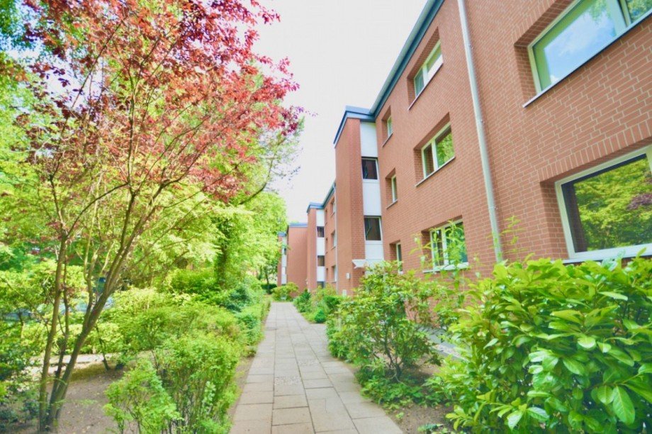 Hauseingang der Wohnanlage - 1 Dachgeschosswohnung Hamburg