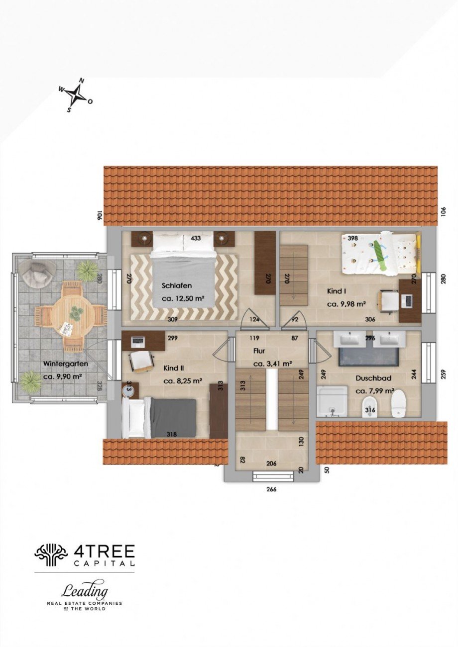 Grundriss Dachgeschoss Einfamilienhaus Großhansdorf