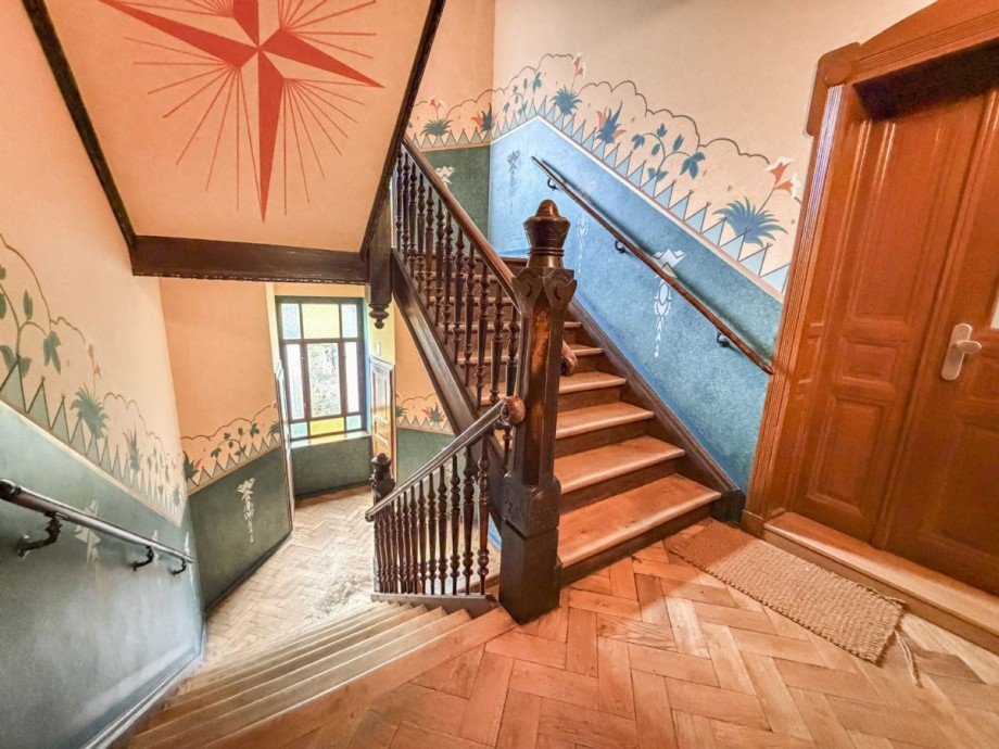 Gepflegtes Treppenhaus Etagenwohnung Leipzig