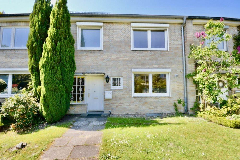 Frontansicht des Hauses Reihenmittelhaus Hamburg