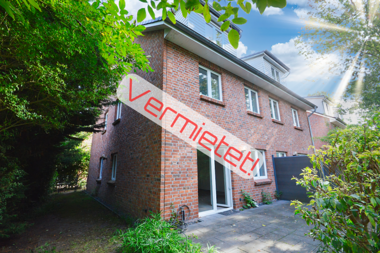 Erfolgreich im Mandantenauftrag vermietet! Pinneberg Doppelhaush�lfte VIEL PLATZ TRIFFT GERINGE NEBENKOSTEN - FAMILIENWOHNEN IM KFW-EFFIZIENZHAUS 70