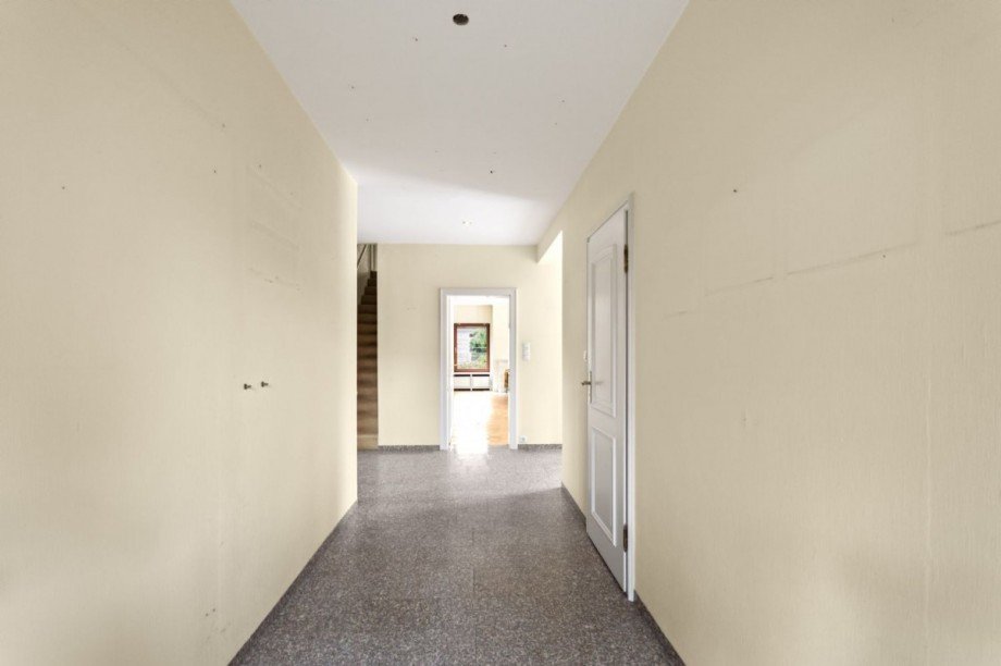 Windfang im Eingangsbereich Einfamilienhaus Großhansdorf
