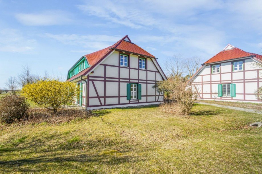 Giebelansicht des Hauses Reihenendhaus Dranske