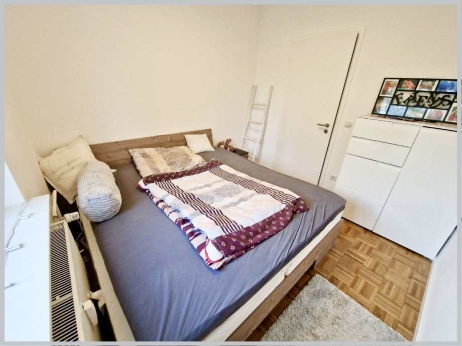 Gemütliches Schlafzimmer Dachgeschosswohnung Hamburg