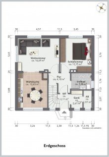 Grundriss EG VERKAUFT! REFUGIUM IN ALLEINLAGE FÜR INDIVIDUALISTEN & SELBSTVERSORGER