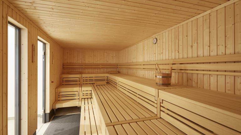 Entspannung in der Sauna Reihenendhaus Dranske