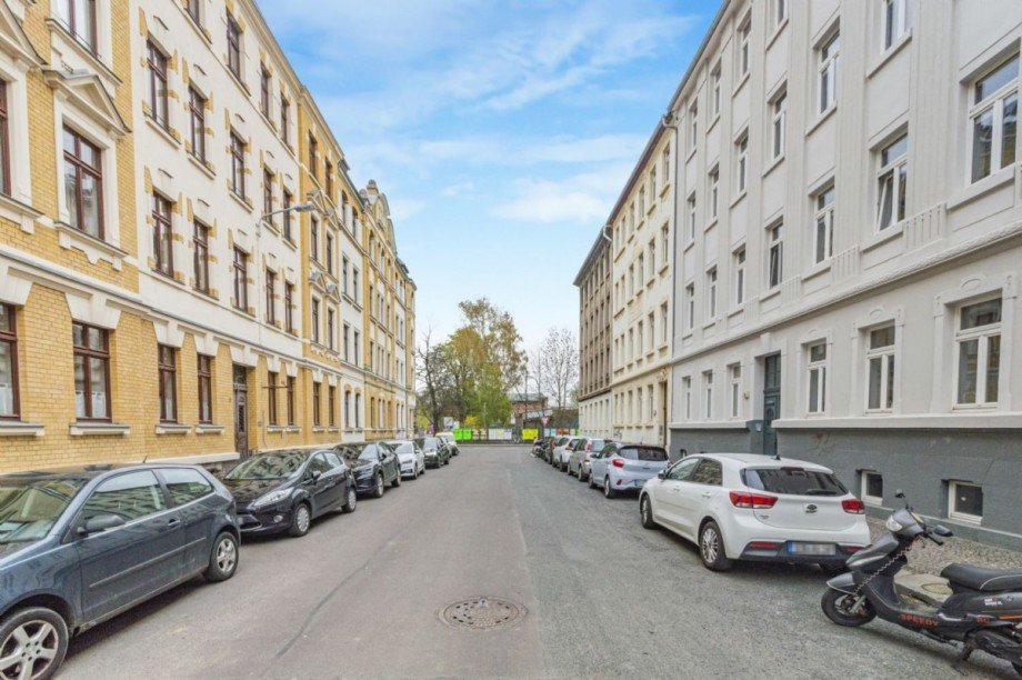 Ruhige Anwohnerstraße mit Stellplätzen Etagenwohnung Leipzig