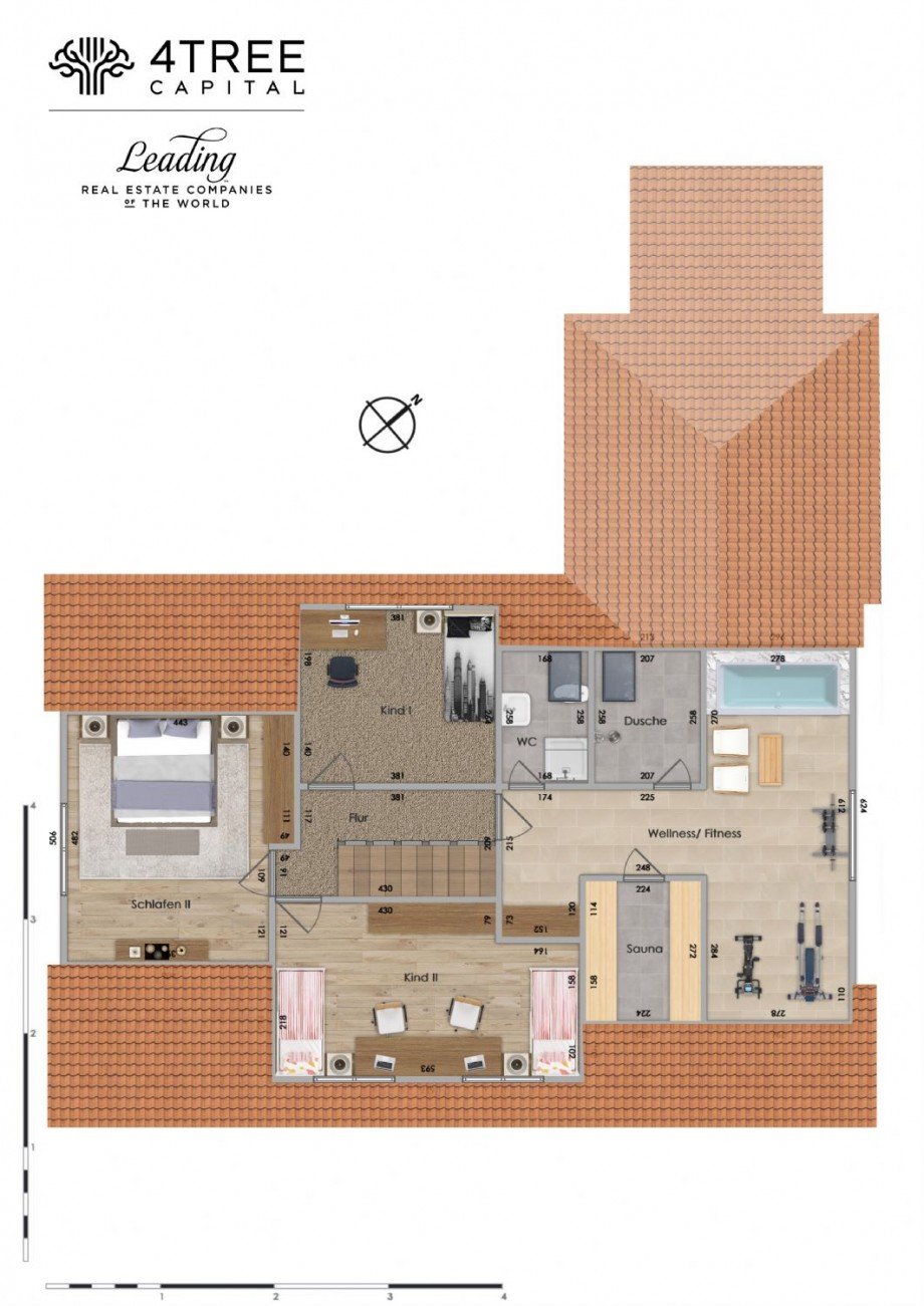 Grundriss Dachgeschoss Einfamilienhaus Großhansdorf